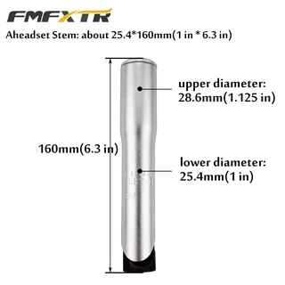 FMFXTR อะแดปเตอร์แปลงคอจักรยานอลูมิเนียม แปลงคอจุ่มเป็นแบบคอหนีบ ขนาด 22.2-25.4mm. (ราคาต่อชิ้น)