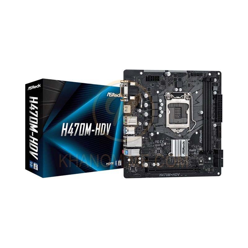 MAINBOARD (1200) ASROCK H470M HDV