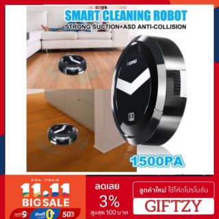 SMART ROBOT หุ่นยนต์ดูดฝุ่นเก็บเศษขยะอัตโนมัติ