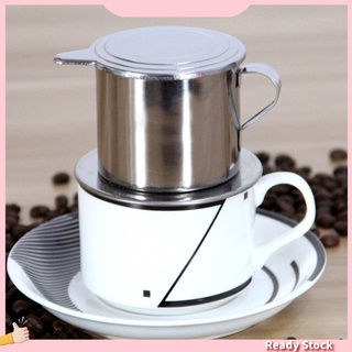 (Malukusk) 50/100ml Vietnam Style Stainless Steel Coffee Drip Filter Maker Pot Infuse Cup