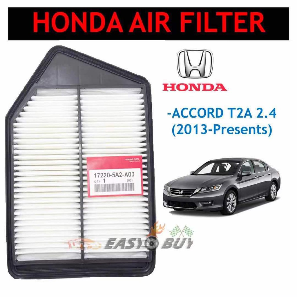 ไส้กรองอากาศเครื่องยนต์ HONDA 17220-5A2-A00 Honda Accord T2A 2013- 2.4
