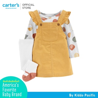 Carters Dress + Long Sleeve 2Pc Apple L9 คาร์เตอร์เสื้อผ้าชุดเซทกระโปรง + เสื้อ