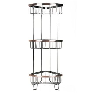 ชั้นวาง ชั้นวางของตั้งพื้น 3 ชั้น MOYA H1819CFREESTANDING SHOWER RACK MOYA H1819C COLORED STEEL