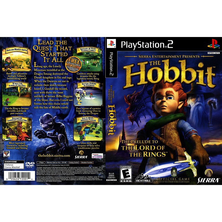 THE HOBBIT [PS2 US : DVD5 1 Disc]