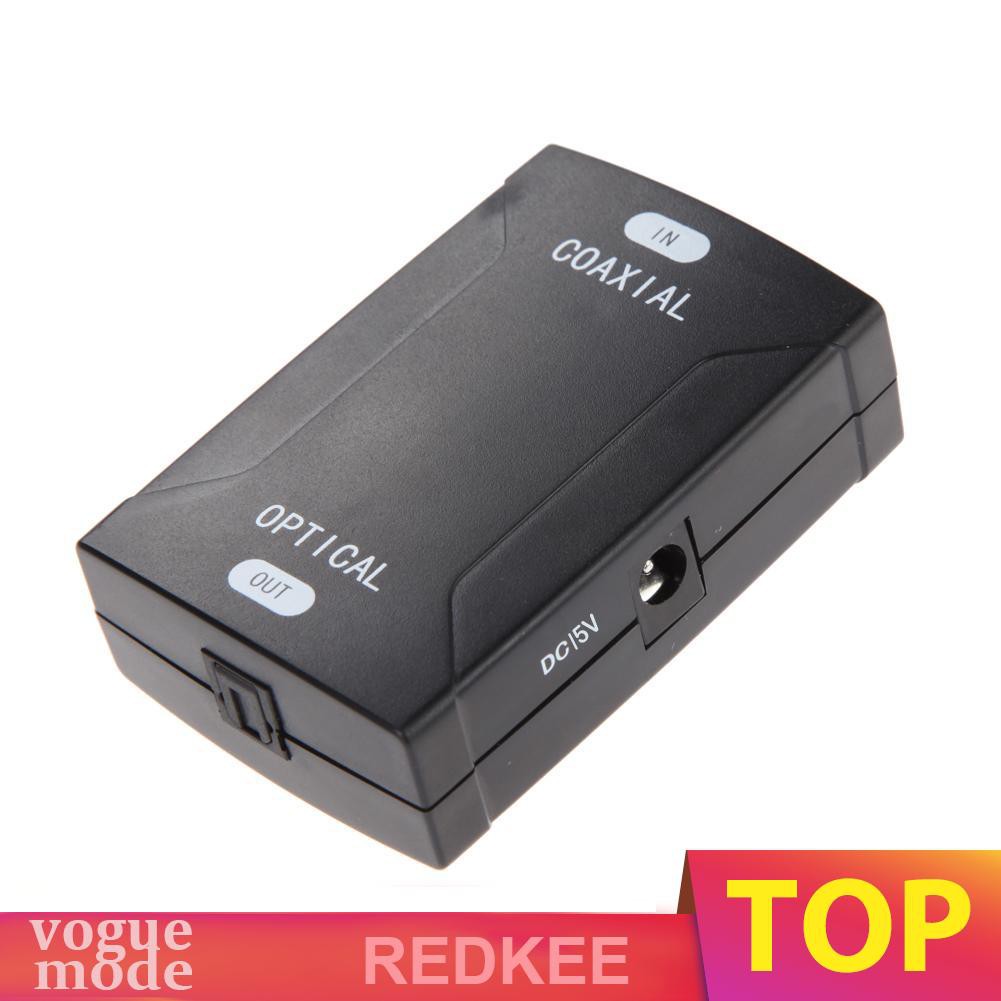 Redkee Coax Coaxial Rca Toslink Spdif อะแดปเตอร์แปลงเสียงดิจิตอล #7