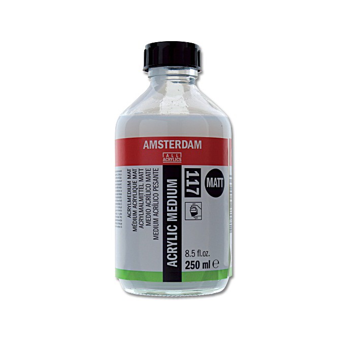 Amsterdam Medium Matt No.117 250ml. น้ำยาผสมสีอะคริลิค แบบด้าน