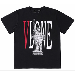 ใหม่ VLONE เสื้อยืดลําลอง แขนสั้น คอกลม เรืองแสง สไตล์ สําหรับผู้ชาย ผู้หญิง