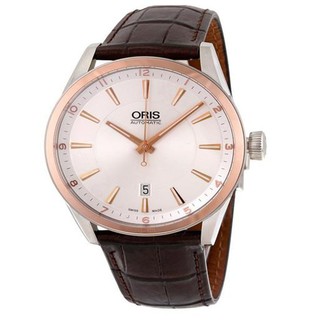 ORIS Artix Date Automatic Silver Dial Brown Leather 733
 7642 6331 07 5 21 80FC