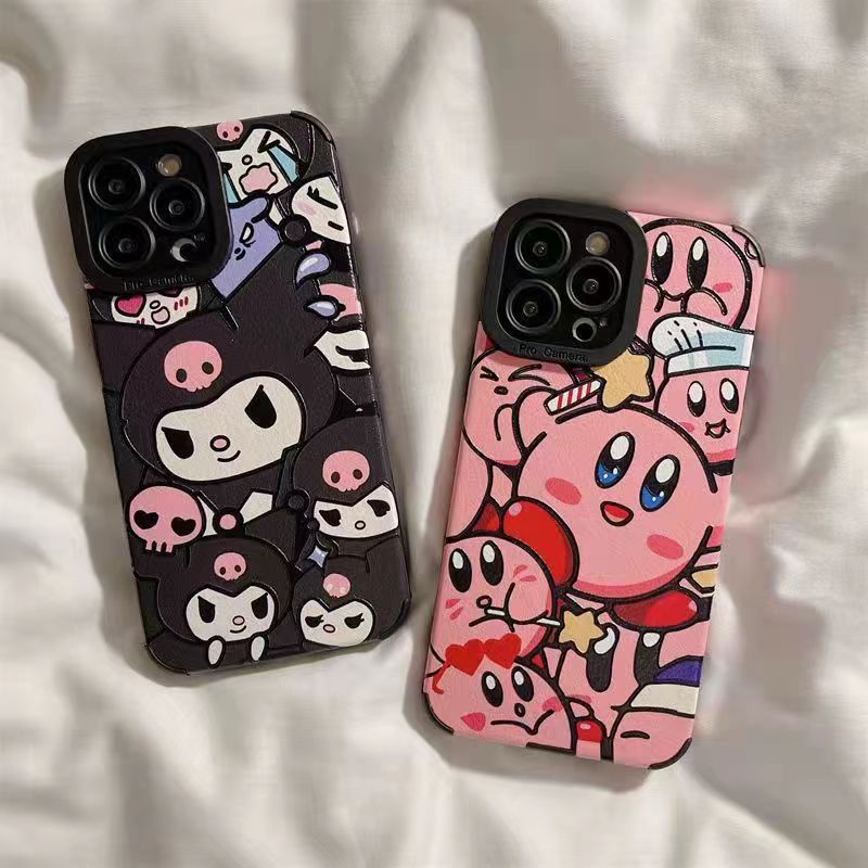 เคสโทรศัพท์มือถือ ลาย Kuromi Star Kirby สําหรับ Apple Iphone 13 14 promax 12 11 6 7p 8plus 15promax