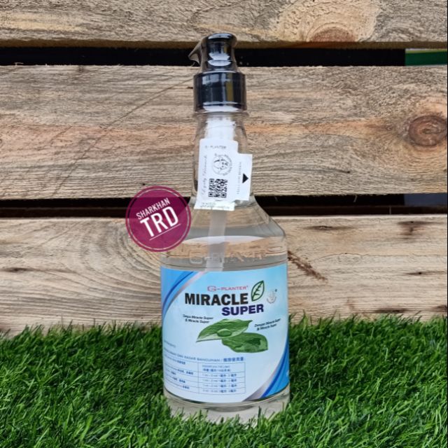 500ml MIRACLE SUPER G-Planter Gam Pelekat Penyerap Penyebar Racun / Non-Ionic Surfactant / Wetter / 