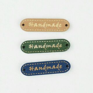 แผ่นป้ายไม้แฮนด์เมด Handmade (แพค4ชิ้น) 30337