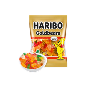 ฮาริโบ้กัมมี่กลิ่นผลไม้รวมรูปหมี HARIBO Goldbears 30 กรัม