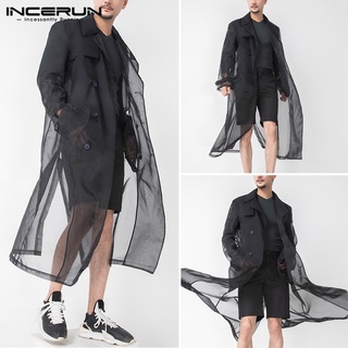 SUPER-M เสื้อแจ็กเก็ตซีทรู แขนยาว กันลม สีดํา สําหรับผู้ชาย