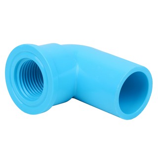 ท่อประปา ข้อต่อ ท่อน้ำ ท่อPVC ข้องอ 90 เกลียวใน-หนา SCG 1/2" สีฟ้า FPT ELBOW 90 PVC SOCKET SCG 1/2" LIGHT BLUE