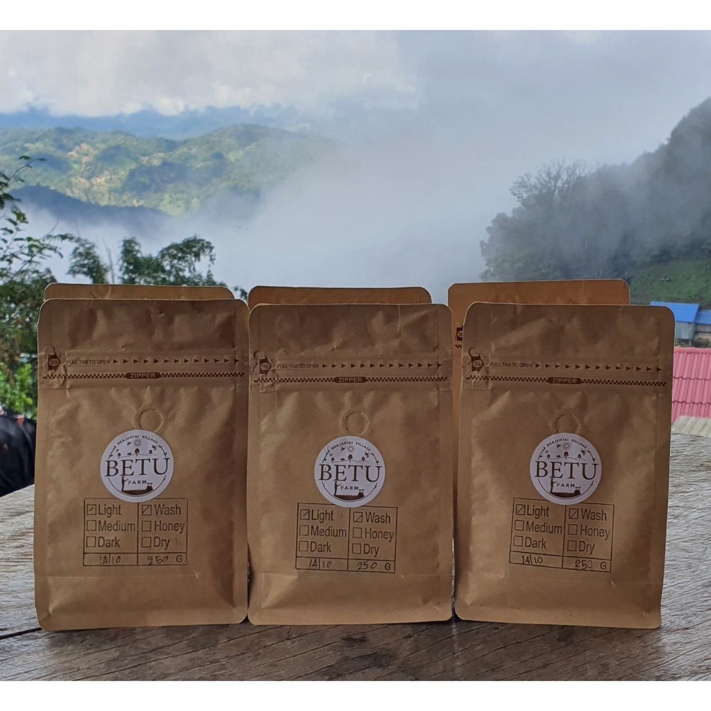 Honey process คั่วอ่อนบ้านแม่จันใต้ อาราบิก้า100%บรรจุ1กิโล