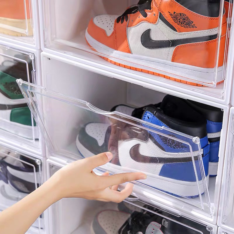 Shoe Box (รุ่น2) กล่องรองเท้าขนาดใหญ่(พิเศษ) แข็ง หนา ‼️ (ราคา 1 ใบ)แบบฝาข้าง - รูปที่ 2