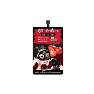 Smooto Tomato&amp;Charcoal Peel Off Mask-SMT44 (1 ซอง)