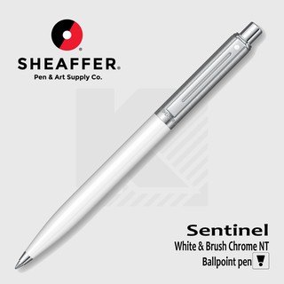 ปากกาลูกลื่น Sheaffer Sentinel 321 BP 0.7มม. Chrome / White