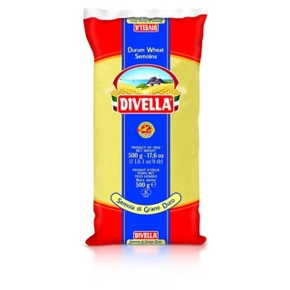 ดีเวลล่า แป้งดูรัมวีทเซโมลินา 500 กรัม DIVELLA SEMOLINA DURUM WHEAT 500 G.
