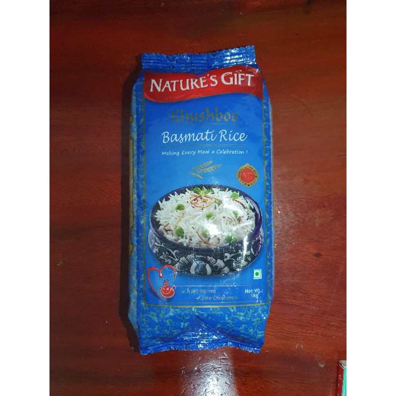 ข้าวบาสมาติ Basmati Rice (Nature's Gift ),Khushboo 1kg