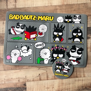 (Sanrio)แผ่นรองจานBadbadtzmaru