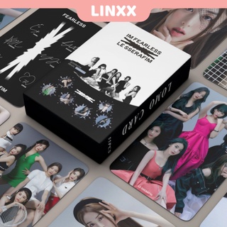 Linxx โปสการ์ดอัลบั้ม LE SSERAFIM Kpop FEARLESS Series 55 ชิ้น