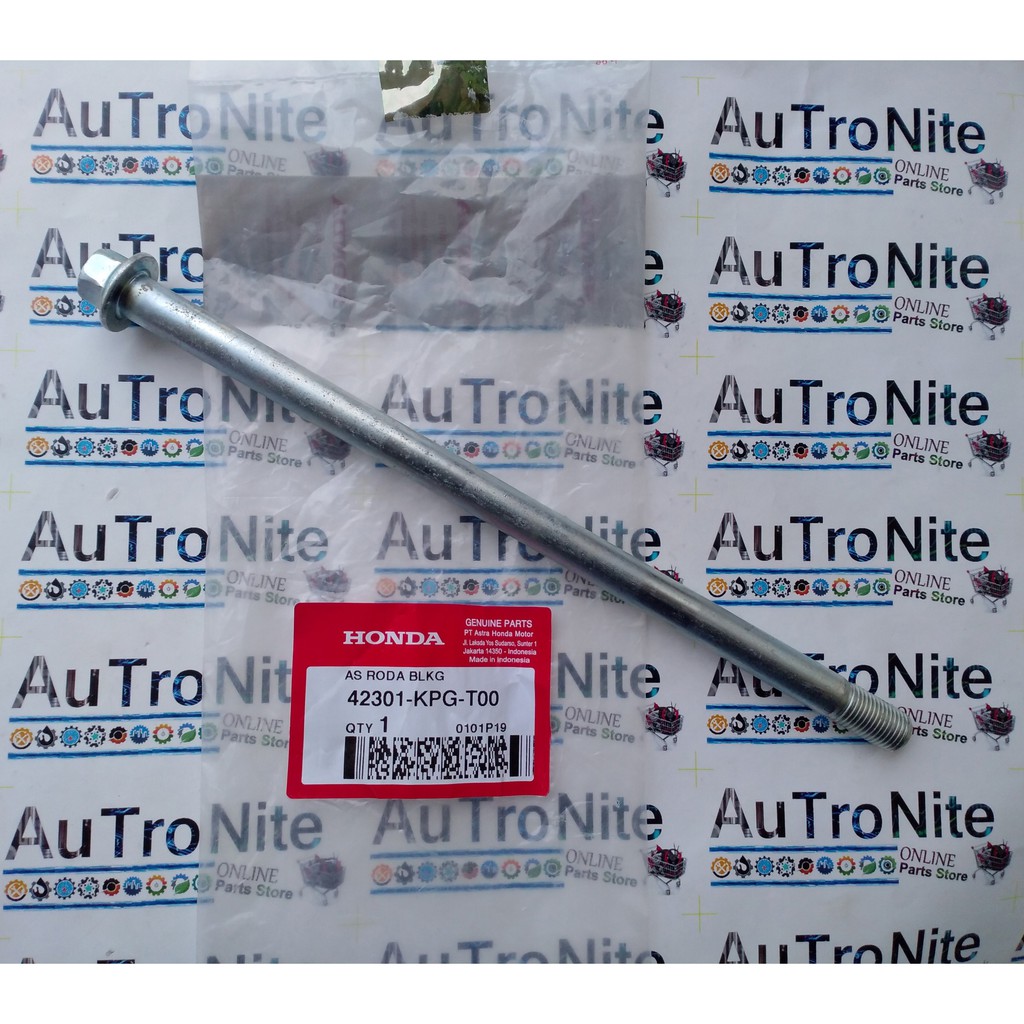 ReaR AXLE AXLE AXLE ล้อ 42301-KPG-T00 Original Honda Blade 110 Supra X 125 Helm ในคาร์บูเรเตอร์ 4230