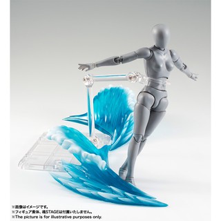 Tamashii Effect - Wave - Clear Ver. /  Blue Ver.  -  Energy Aura - Blue Ver.  (Bandai)