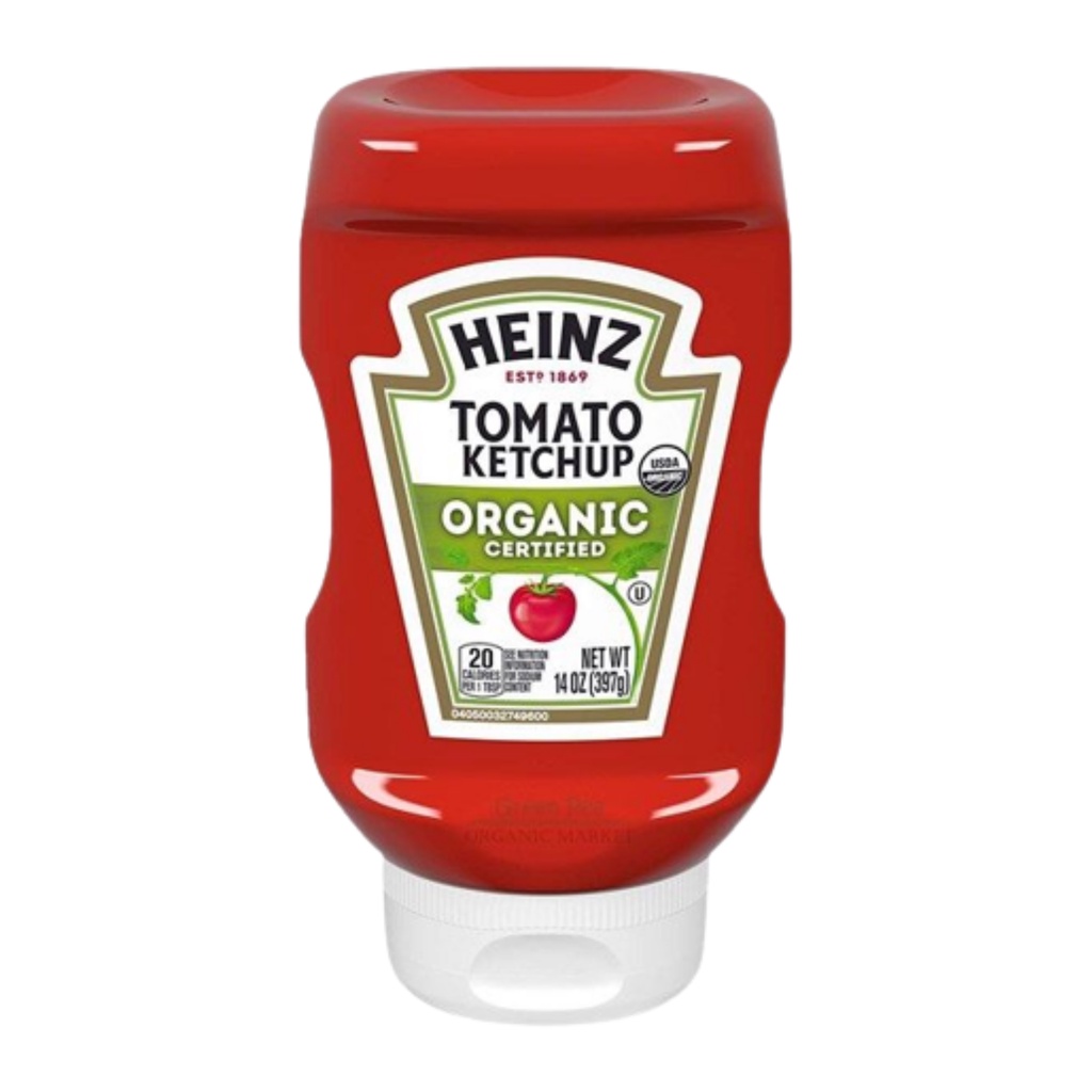 ไฮนซ์ ซอสมะเขือเทศออร์แกนิค จากสหรัฐอเมริกา 397 กรัม - Heinz Organic Tomato Ketchup 397g from USA