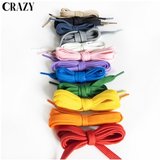 พร้อมจัดส่ง เชือกรองเท้า รองเท้าผ้าใบ แบบแบน 120 cm. มาตรฐาน 11 สี
