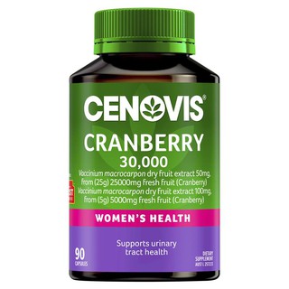 Cenovis Cranberry 30,000 90 Capsules Exclusive Size