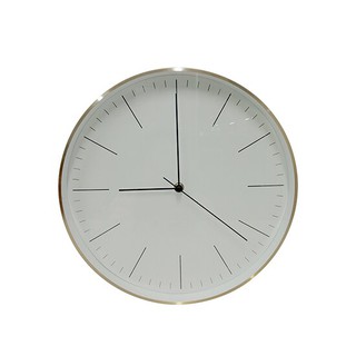  นาฬิกาแขวนผนังอะลูมิเนียม CROSS รุ่น EG7757H-YP188-GD ขนาด 31 x 31 x 4.2 ซม. สีทอง HOME Aluminum Wall Clock CROSS Model