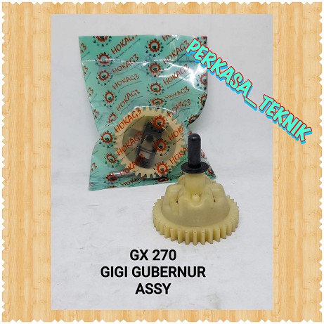 MESIN GX270 GEAR GOVERNOR GEAR GUBERNUR ASSY สมบูรณ์ HONDA GX 270 9HP GENSET DRIVE ENGINE