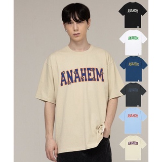 [GRAVER ] ของแท้ 100% [UNISEX] ANAHEIM เสื้อยืดแขนสั้น ลายดอกไม้ หน้ายิ้ม