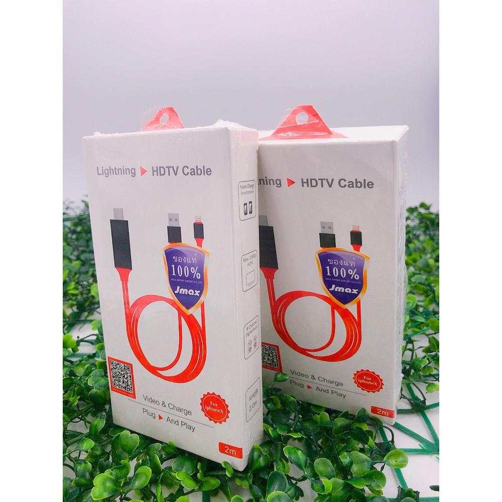 #Lightning HDTV HDMI IPhone สาย IPhone To HDMI TV เชื่อมต่อ IPhone กับทีวี Lightning To HDMI Cable พ