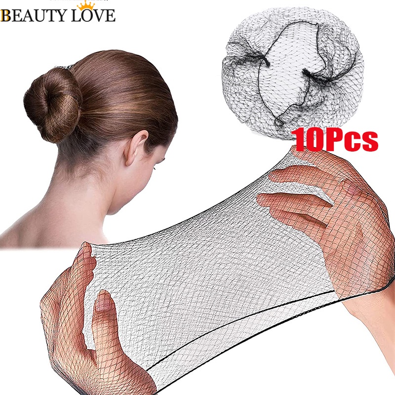 [ใหม่] 10 ชิ้น / เซต ตาข่ายวิกผม ยืดหยุ่น ที่มองไม่เห็น / เครื่องมือจัดแต่งทรงผม DIY เด็กผู้หญิง / แฟชั่น เครื่องประดับผม จัดแต่งทรงผม หรูหรา / สําหรับนักเต้นบัลเล่ต์ พนักงานเสิร์ฟ ทําซาลาเปาผม