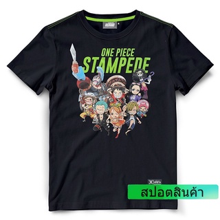 เสื้อยืดวันพีช One Piece STAMPEDE-1120-BK สีดำ