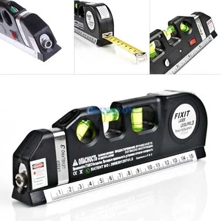 ตลับเมตร Multifunctional Laser เครื่องมือวัดระดับเส้น Straight ระดับไม้บรรทัด