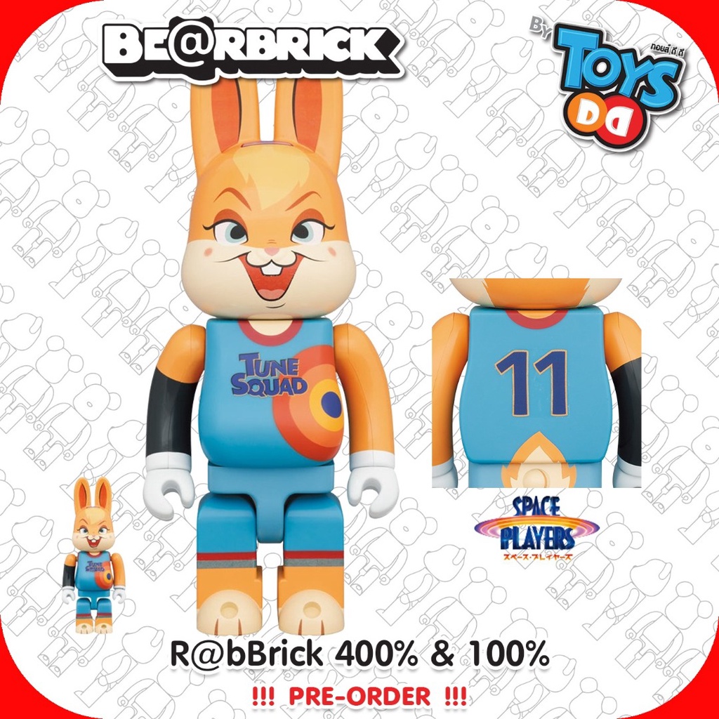 新品未開封　R@BBRICK BUGS BUNNY 100％＆400％ Bearbrick x Space Jam: A New Legacy Rabbrick Bugs Bunny 100