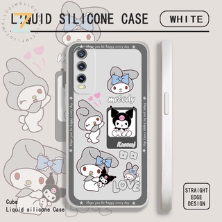 Zymllo เคส Vivo Y22 Y22S Y35 Y02S V25E Y16 4G V25 5G Y20 Y17 Y12 Y21 Y15S V23 Y51 Y72 โทรศัพท์มือถือซิลิโคนลายการ์ตูนแอนิเมชั่นแฟชั่นสําหรับ