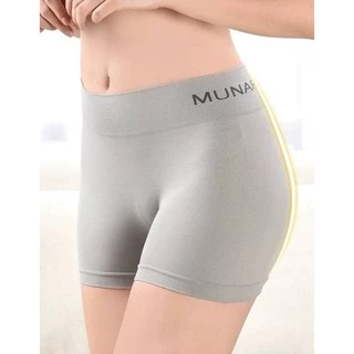 AP 6207 กางเกงชั้นในสตรี boxer สเตย์ ใส่สบาย ระบายอากาศ ผ้ายืดหยุ่น ฟรีไซส์ 26-38 นิ้ว ชนิดขาสั้น