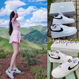 💯New!! สินค้าพร้อมส่งในไทย รองเท้าผ้าใบ N Air Forc 1 swoosh สินค้างานHiend พร้อมกลอ่ง