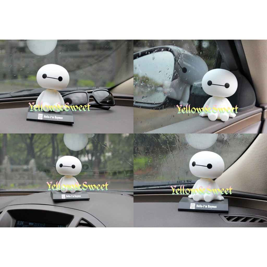 YellowSweet - ตุ๊กตาหน้ารถ ตุ๊กตาหัวโยก baymax big hero ตุ๊กตาดุ๊กดิ๊ก