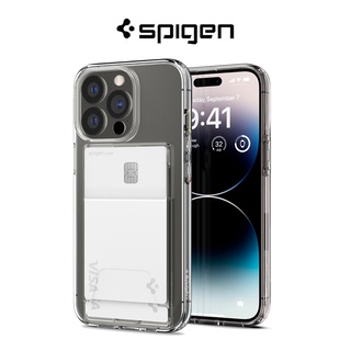 Spigen iPhone 14 Pro เคส 6.1 นิ้ว ช่องใส่คริสตัล เคสคู่ ช่องใส่การ์ดคู่ในตัว สําหรับจัดเก็บการ์ดคู่