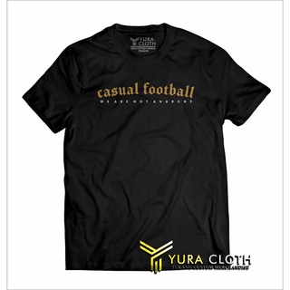 เสื้อยืด พิมพ์ลาย Distro FOOTBALL CULTURE NOT ANARCHY สําหรับผู้ชาย