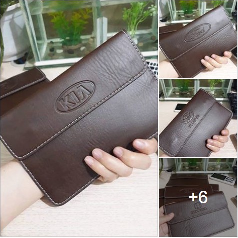 LEATHER WALLET FOR POSTERS, CAR DOCUMENTS, PERSONAL CARDS, สินค้าสวยงาม [ALL IN ONE] ALL IN ONE