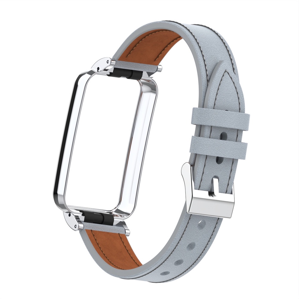 สายหนังสร้อยข้อมือเปลี่ยนวงสําหรับ Xiaomi Smart Band 7 8 9 Pro / Xiaomi Smart Band 8 9 Active ราคา ถูกที่สุด ดีลบีเคเค แกลเลอรีภาพที่ 6