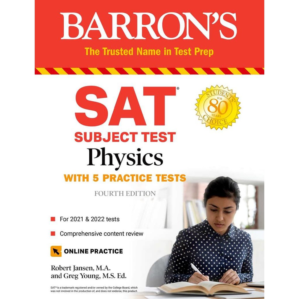 (C221) SAT SUBJECT TEST PHYSICS (WITH 5 PRACTRIC TESTS) 9781506263090 - Ed.4/2020