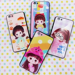 Vivo พร้อมส่งจากไทย!! เคสกระจกพิมพ์ลาย เคสแฟชั่น เคสหน้าเงา เคสการ์ตูน ลายเด็ก เคสน่ารัก