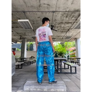 RLT036 กางเกงกันฝน ผ้ามุก Free Size คละสี